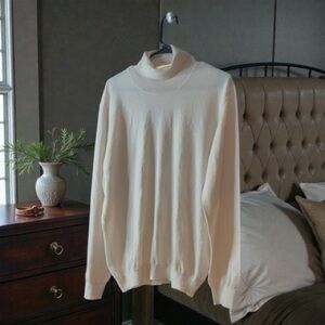 Domenico Vacca Italy Mens Virgin Wool Turtleneck Size EUR 58 Luxe